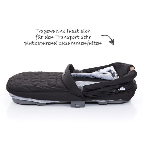 ABC Design Tragewanne Plus Graphite Grey - Black