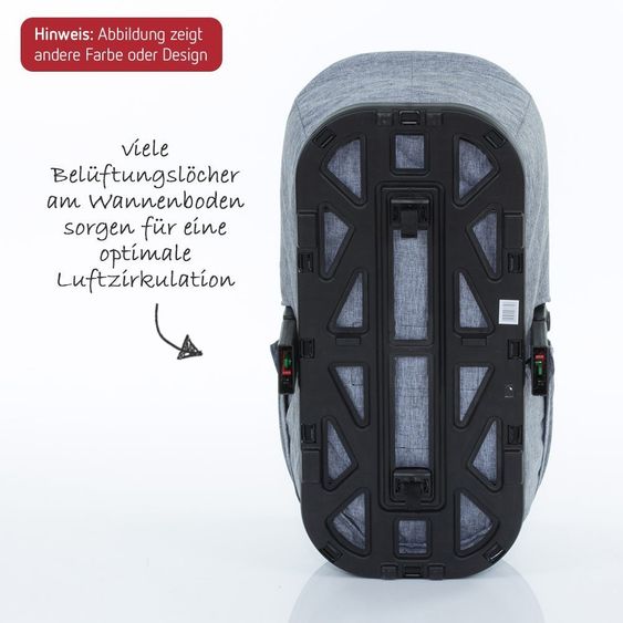 ABC Design Tragewanne Plus Graphite Grey - Flame