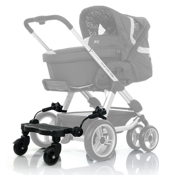 ABC Design Trittbrett für Kinderwagen / Buggy-Board Kiddie Ride On - Black