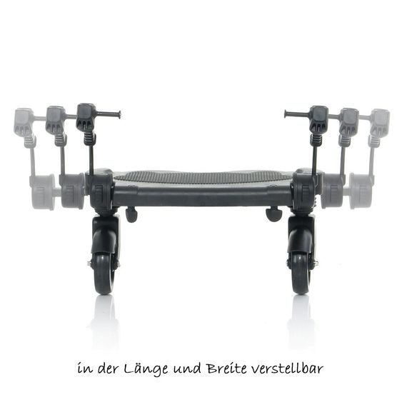 ABC Design Trittbrett für Kinderwagen / Buggy-Board Kiddie Ride On - Black