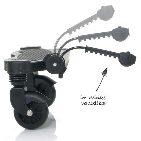 ABC Design Trittbrett für Kinderwagen / Buggy-Board Kiddie Ride On - Black