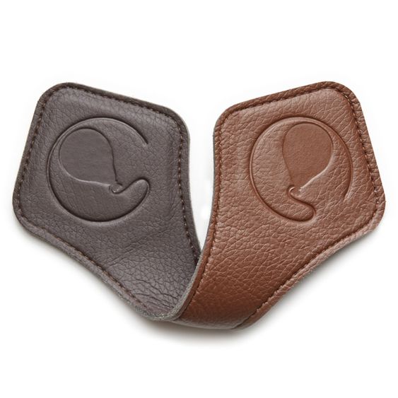 ABC Design Universal Magnet-Clip für Kinderwagen - Set mit 2 Stück - Brown / Dark Brown