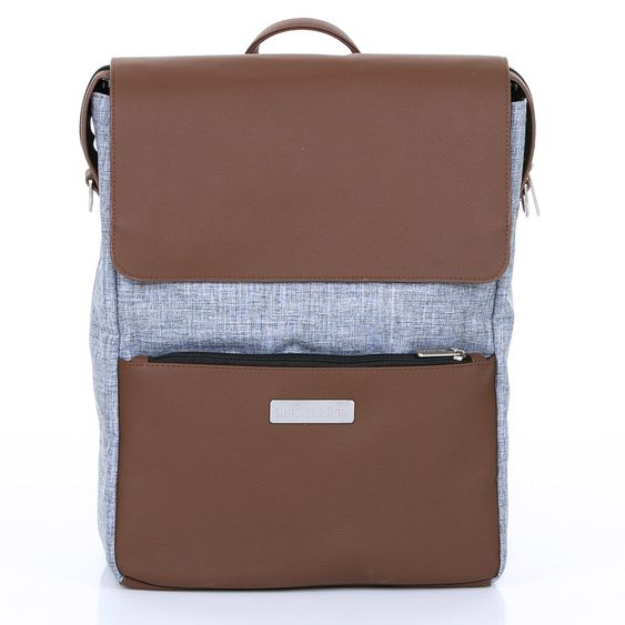 ABC Design Wickel-Rucksack City mit Deckelfach - inkl. Wickelauflage und Zubehör - Graphite Grey
