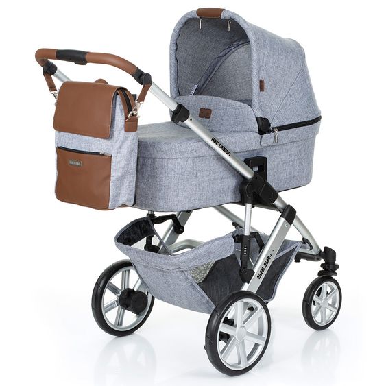 ABC Design Wickel-Rucksack City mit Deckelfach - inkl. Wickelauflage und Zubehör - Graphite Grey