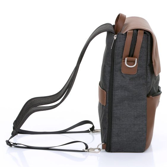 ABC Design Wickel-Rucksack City mit Deckelfach - inkl. Wickelauflage und Zubehör - Piano