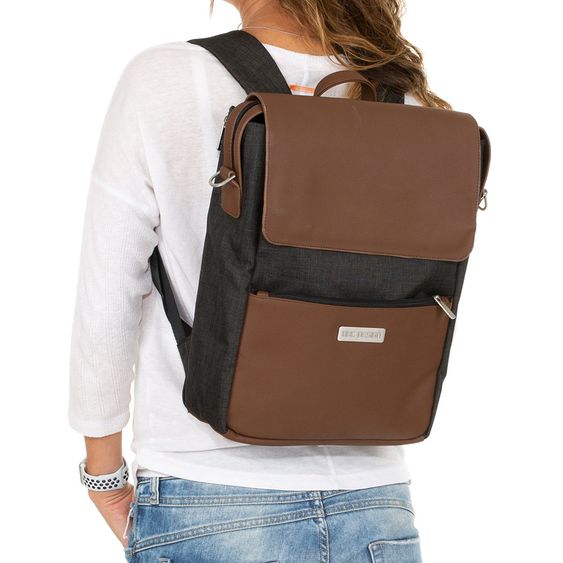 ABC Design Wickel-Rucksack City mit Deckelfach - inkl. Wickelauflage und Zubehör - Piano