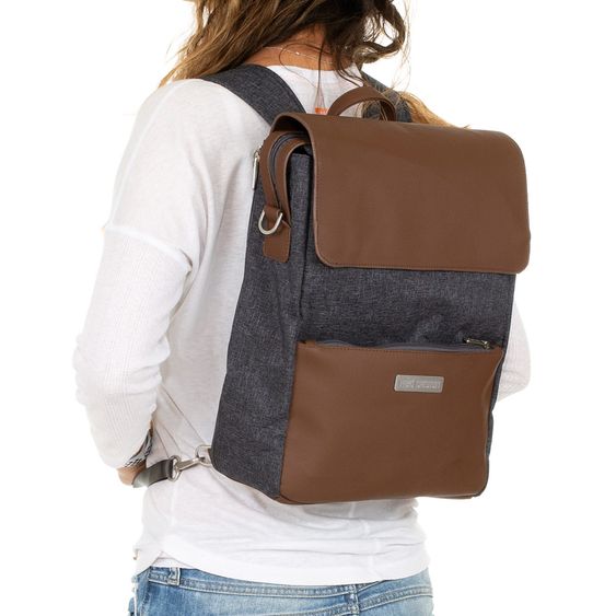 ABC Design Wickel-Rucksack City mit Deckelfach - inkl. Wickelauflage und Zubehör - Street