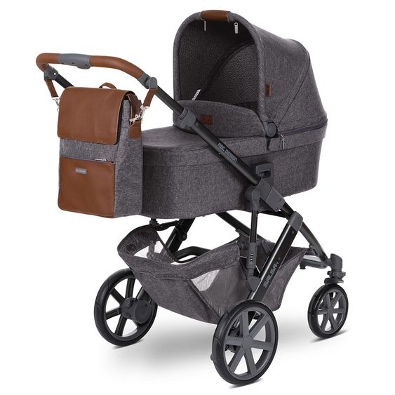 ABC Design Wickel-Rucksack City mit großem Deckelfach - inkl. Wickelunterlage & Zubehör - Street