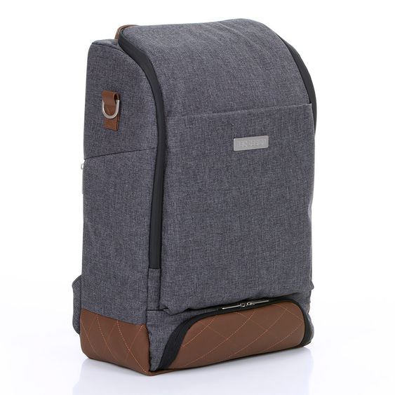 ABC Design Wickel-Rucksack Tour mit großem Frontfach - inkl. Wickelauflage und Zubehör - Diamond Special Edition - Asphalt