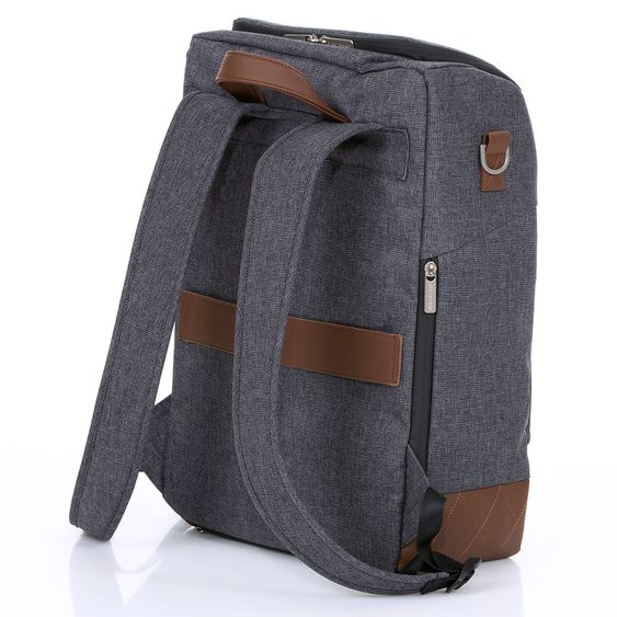 ABC Design Wickel-Rucksack Tour mit großem Frontfach - inkl. Wickelauflage und Zubehör - Diamond Special Edition - Asphalt
