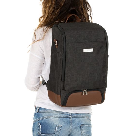 ABC Design Wickel-Rucksack Tour mit großem Frontfach - inkl. Wickelauflage und Zubehör - Piano