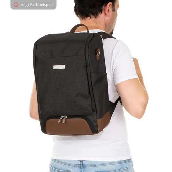 ABC Design Changing backpack Tour with large front compartment - incl. changing mat and accessories - Shadow