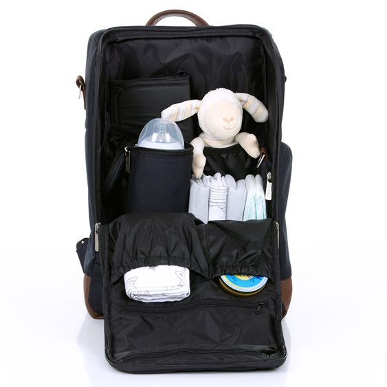 ABC Design Changing backpack Tour with large front compartment - incl. changing mat and accessories - Shadow