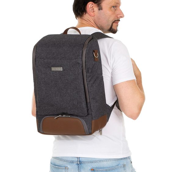 ABC Design Wickel-Rucksack Tour mit großem Frontfach - inkl. Wickelauflage und Zubehör - Street