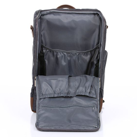 ABC Design Wickel-Rucksack Tour mit großem Frontfach - inkl. Wickelauflage und Zubehör - Street