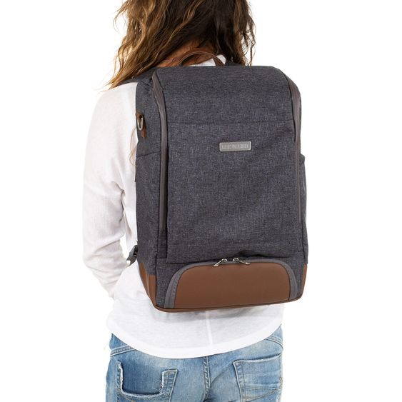 ABC Design Wickel-Rucksack Tour mit großem Frontfach - inkl. Wickelauflage und Zubehör - Street