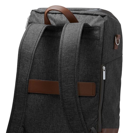 ABC Design Changing backpack Tour with large front compartment - incl. changing mat & accessories - Diamond Edition - Asphalt