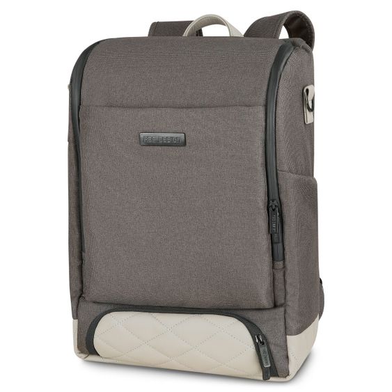 ABC Design Wickel-Rucksack Tour mit großem Frontfach - inkl. Wickelunterlage & Zubehör - Diamond Edition - Herb