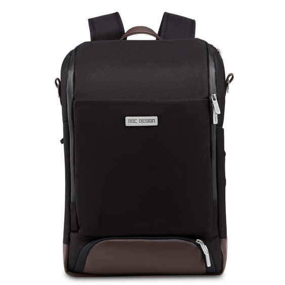 ABC Design Wickelrucksack Tour mit großem Frontfach - inkl. Wickelunterlage & Zubehör - Fashion Edition - Midnight