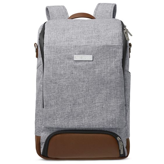 ABC Design Wickel-Rucksack Tour mit großem Frontfach - inkl. Wickelunterlage & Zubehör - Graphite Grey