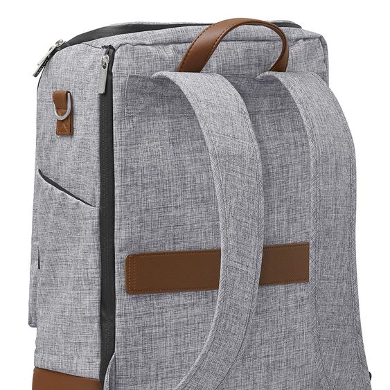 ABC Design Wickel-Rucksack Tour mit großem Frontfach - inkl. Wickelunterlage & Zubehör - Graphite Grey