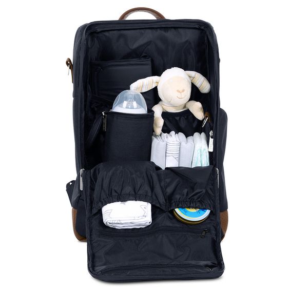 ABC Design Changing backpack Tour with large front compartment - incl. changing mat & accessories - Shadow