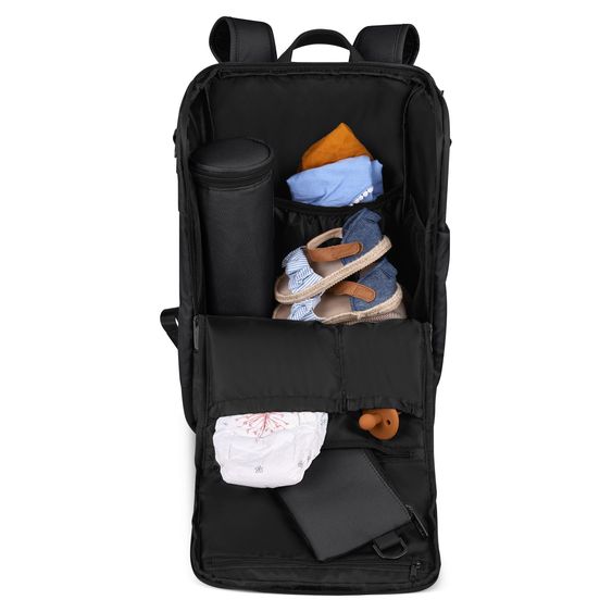 ABC Design Tour changing backpack with large front compartment - incl. changing mat & accessories - Ink