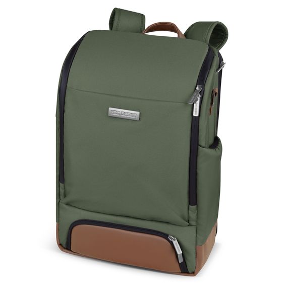 ABC Design Tour changing backpack with large front compartment - incl. changing mat & accessories - Olive