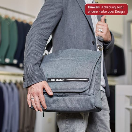 ABC Design Borsa fasciatoio Fashion - Grigio grafite