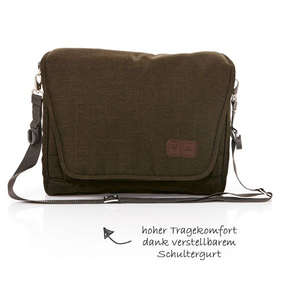 ABC Design Wickeltasche Fashion - inkl. Wickelauflage - Leaf