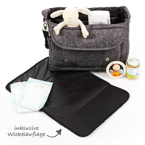 ABC Design Wickeltasche Fashion - inkl. Wickelauflage - Race