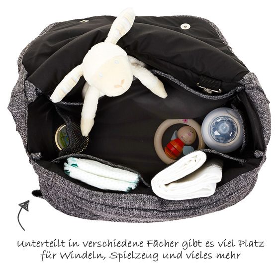 ABC Design Wickeltasche Fashion - inkl. Wickelauflage - Race