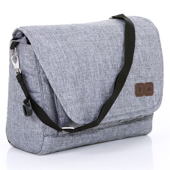 ABC Design Wickeltasche Fashion - inkl. Wickelauflage und Zubehör - Graphite Grey