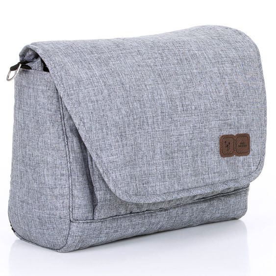 ABC Design Wickeltasche Fashion - inkl. Wickelauflage und Zubehör - Graphite Grey