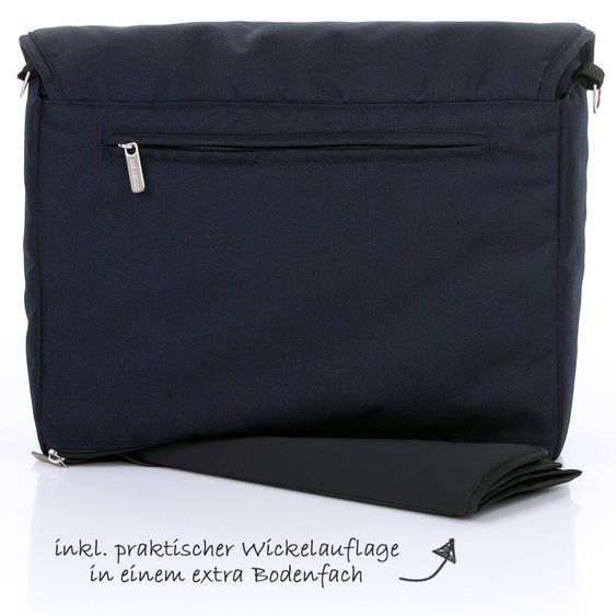 ABC Design Wickeltasche Fashion - inkl. Wickelauflage und Zubehör - Shadow