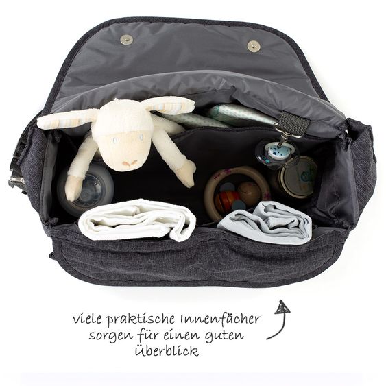 ABC Design Wickeltasche Fashion - inkl. Wickelauflage und Zubehör - Street