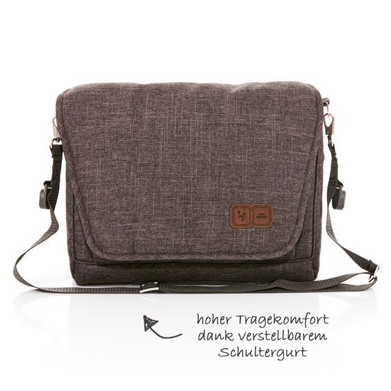 ABC Design Wickeltasche Fashion - inkl. Wickelauflage - Walnut