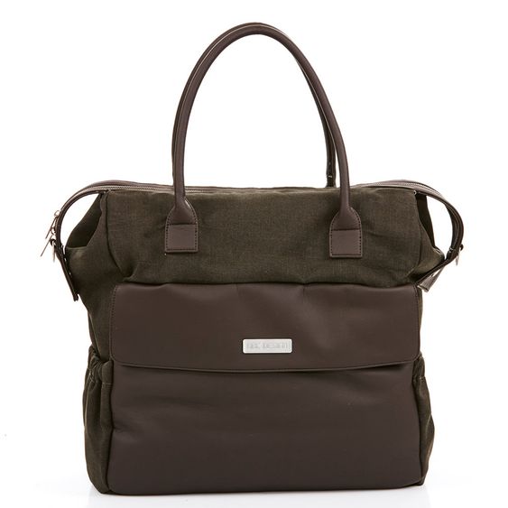 ABC Design Wickeltasche Jetset - inkl. Wickelauflage, Flaschenwärmer und Utensilientasche - Leaf
