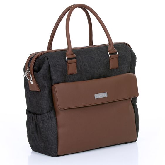 ABC Design Wickeltasche Jetset - inkl. Wickelauflage, Flaschenwärmer und Utensilientasche - Piano