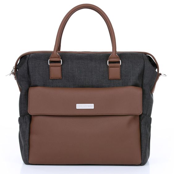 ABC Design Wickeltasche Jetset - inkl. Wickelauflage, Flaschenwärmer und Utensilientasche - Piano