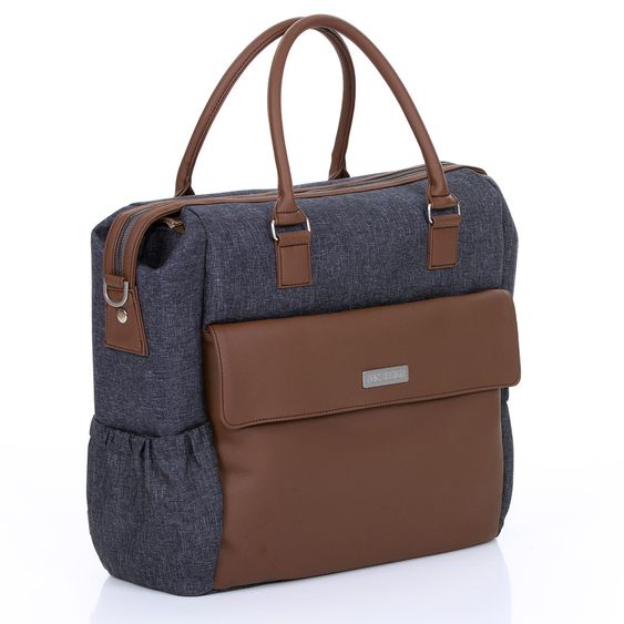 ABC Design Wickeltasche Jetset - inkl. Wickelauflage, Flaschenwärmer und Utensilientasche - Street