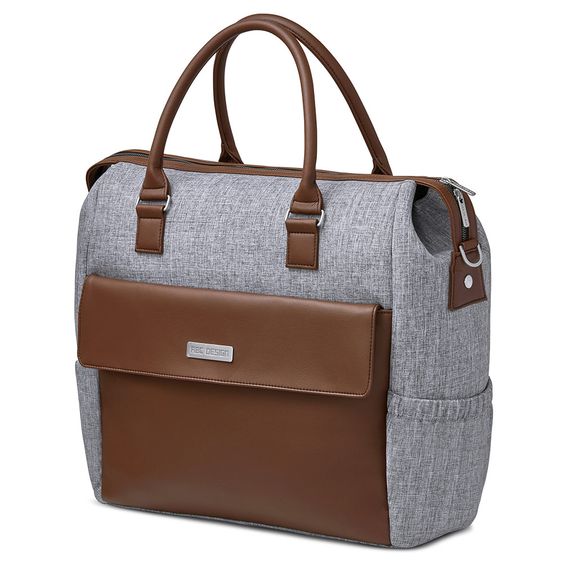 ABC Design Wickeltasche Jetset - inkl. Wickelunterlage & viel Zubehör - Graphite Grey
