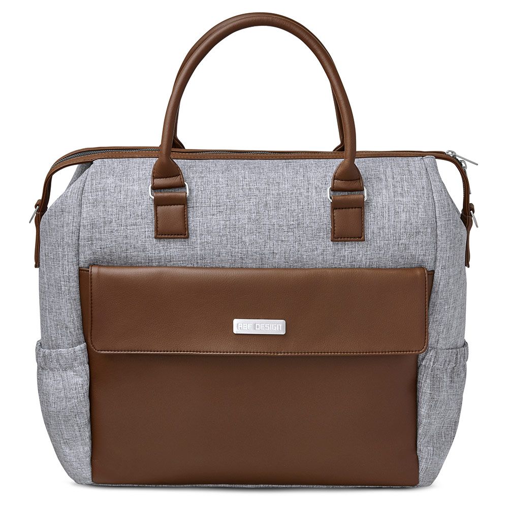 ABC Design Wickeltasche Jetset - inkl. Wickelunterlage & viel Zubehör - Graphite Grey
