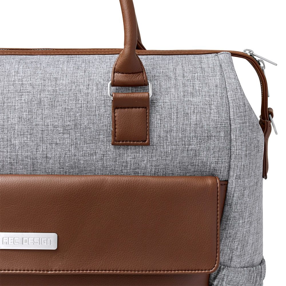 ABC Design Wickeltasche Jetset - inkl. Wickelunterlage & viel Zubehör - Graphite Grey