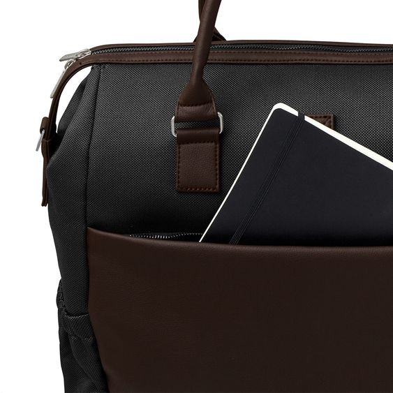 ABC Design Wickeltasche Jetset - inkl. Wickelunterlage & viel Zubehör - Gravel