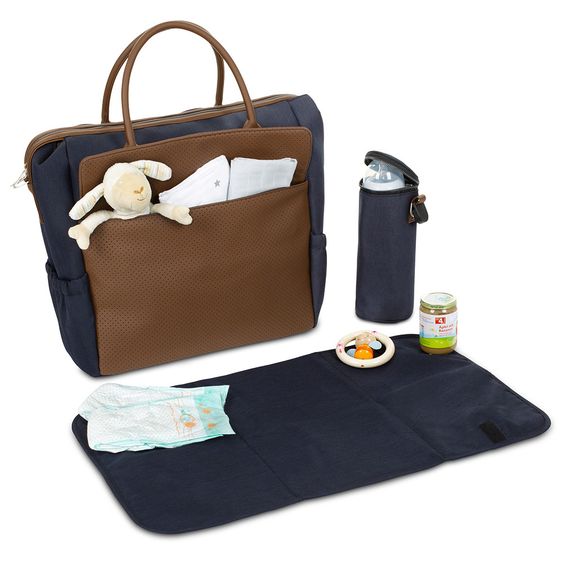 ABC Design Wickeltasche Jetset - inkl. Wickelunterlage & viel Zubehör - Shadow