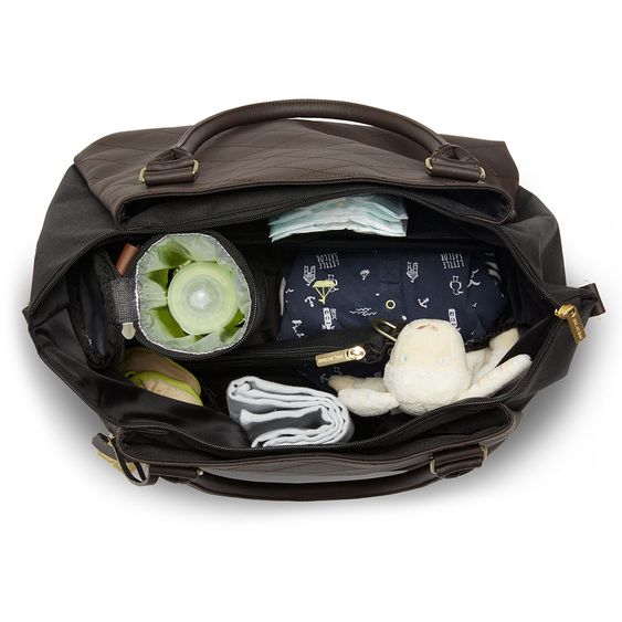 ABC Design Wickeltasche Royal - inkl. Wickelunterlage und viel Zubehör - Diamond Edition - Champagne