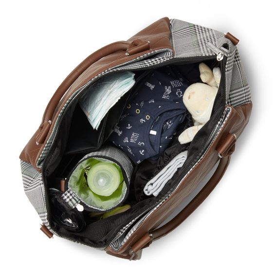 ABC Design Wickeltasche Royal - inkl. Wickelunterlage und viel Zubehör - Fashion Edition - Smaragd