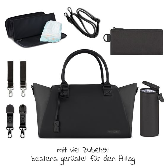 ABC Design Wickeltasche Royal - inkl. Wickelunterlage und viel Zubehör - Ink