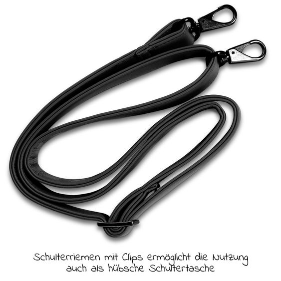ABC Design Wickeltasche Royal - inkl. Wickelunterlage und viel Zubehör - Ink